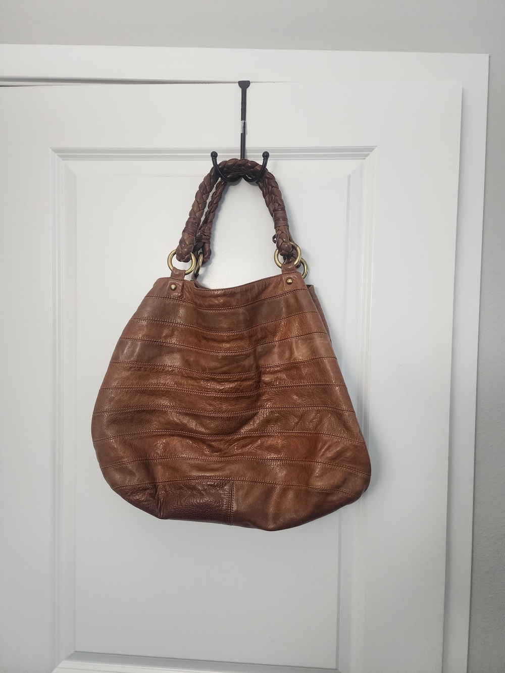 Classic Brown Leather Hobo Bag - Timeless Everyday Carry